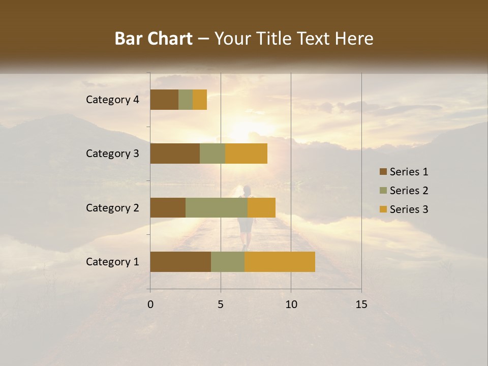 A Person Walking Down A Road With The Sun Setting In The Background PowerPoint Template