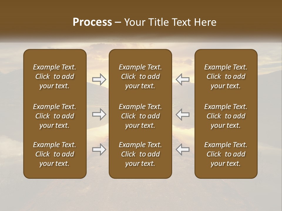 A Person Walking Down A Road With The Sun Setting In The Background PowerPoint Template