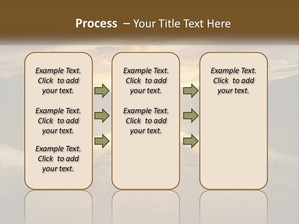 A Person Walking Down A Road With The Sun Setting In The Background PowerPoint Template