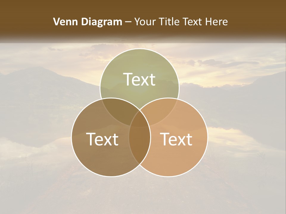 A Person Walking Down A Road With The Sun Setting In The Background PowerPoint Template