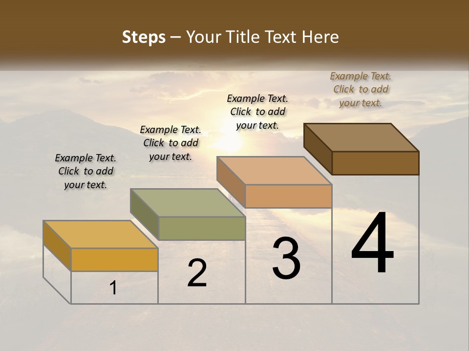 A Person Walking Down A Road With The Sun Setting In The Background PowerPoint Template