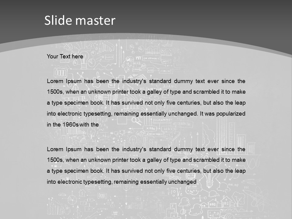 A Black And White Photo Of A Wall With A Lot Of Writing On It PowerPoint Template