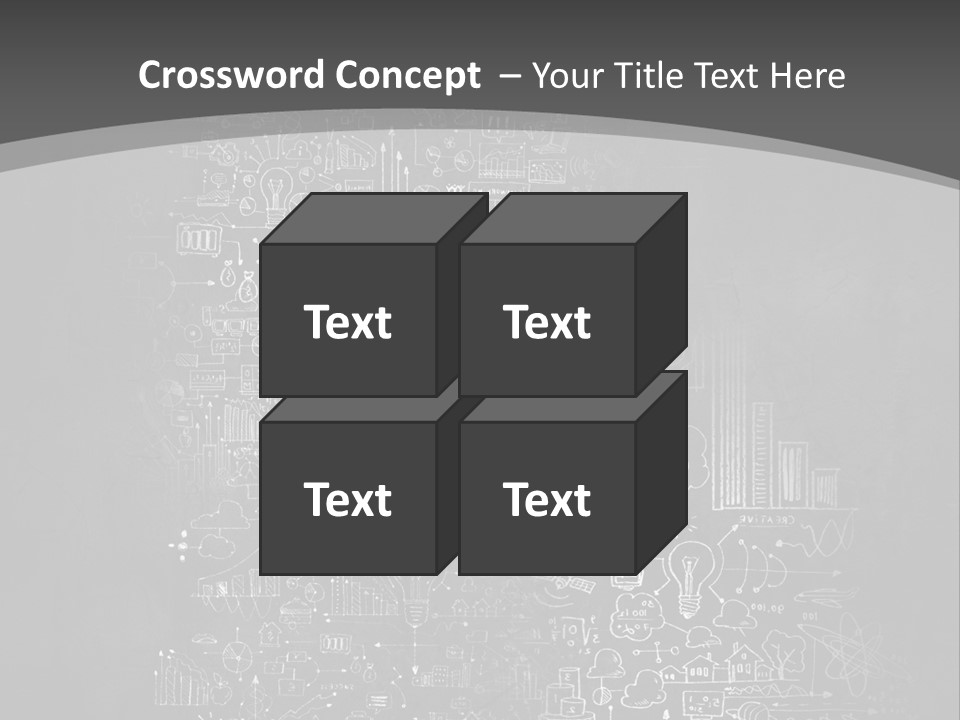 A Black And White Photo Of A Wall With A Lot Of Writing On It PowerPoint Template