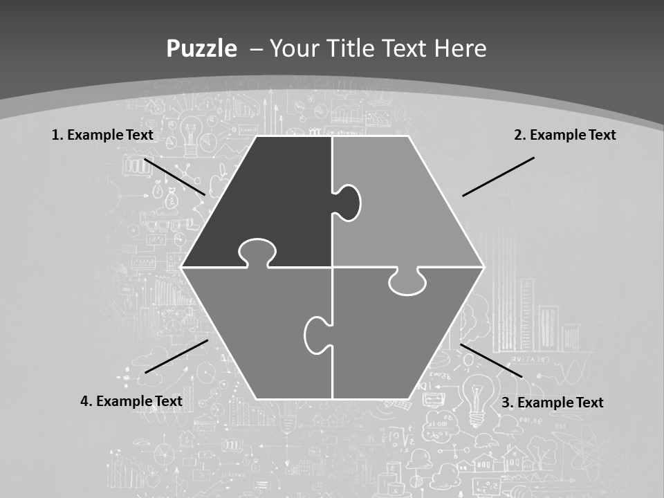 A Black And White Photo Of A Wall With A Lot Of Writing On It PowerPoint Template