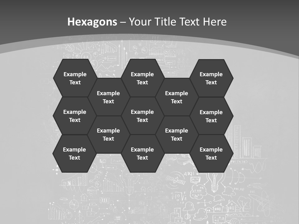 A Black And White Photo Of A Wall With A Lot Of Writing On It PowerPoint Template