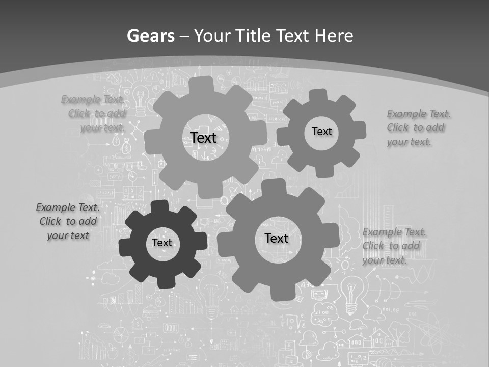 A Black And White Photo Of A Wall With A Lot Of Writing On It PowerPoint Template