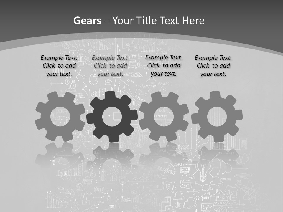 A Black And White Photo Of A Wall With A Lot Of Writing On It PowerPoint Template