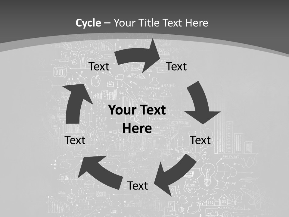 A Black And White Photo Of A Wall With A Lot Of Writing On It PowerPoint Template