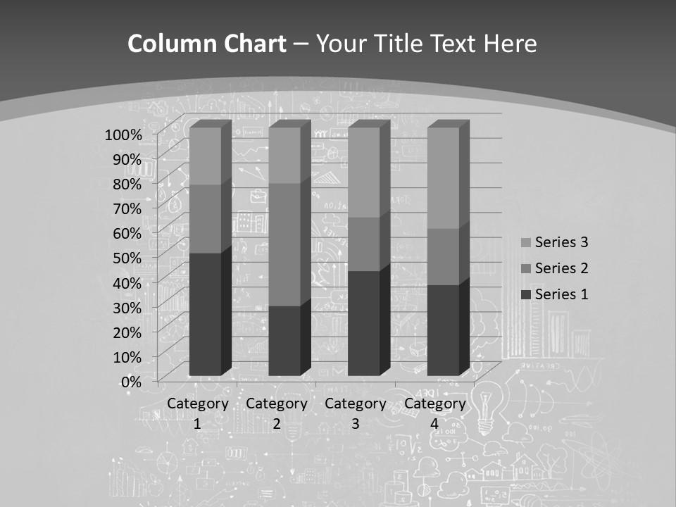 A Black And White Photo Of A Wall With A Lot Of Writing On It PowerPoint Template