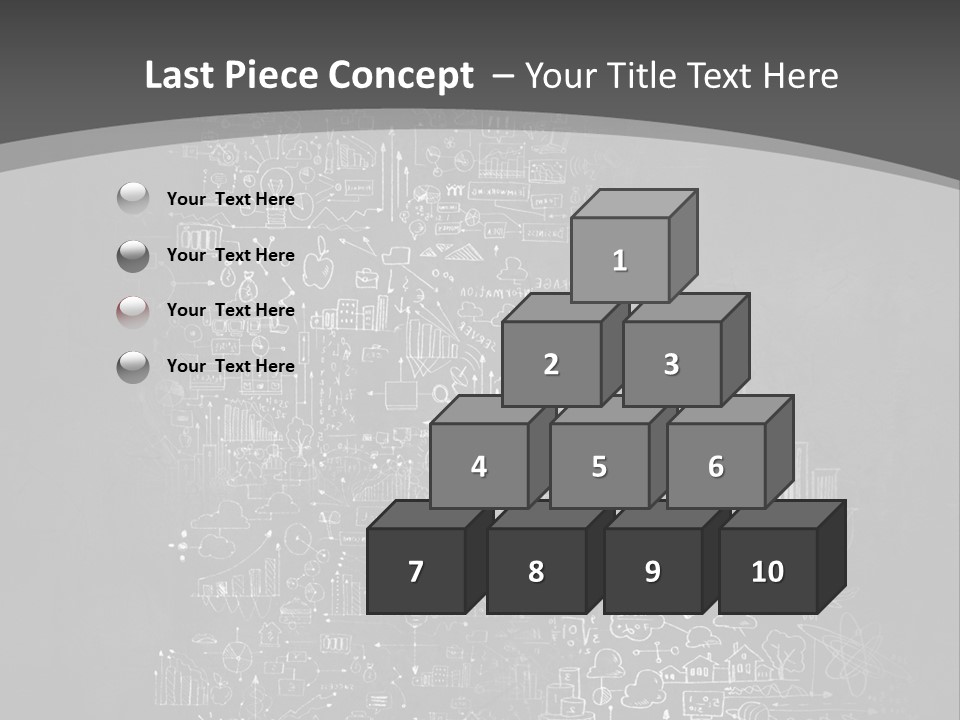 A Black And White Photo Of A Wall With A Lot Of Writing On It PowerPoint Template