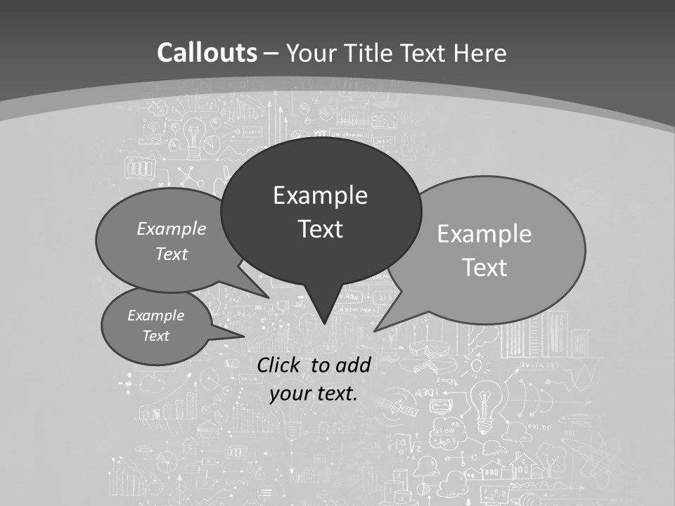 A Black And White Photo Of A Wall With A Lot Of Writing On It PowerPoint Template