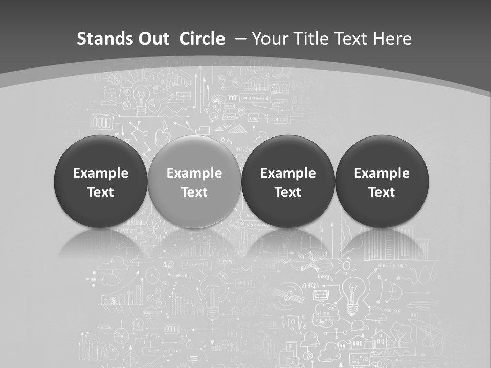 A Black And White Photo Of A Wall With A Lot Of Writing On It PowerPoint Template