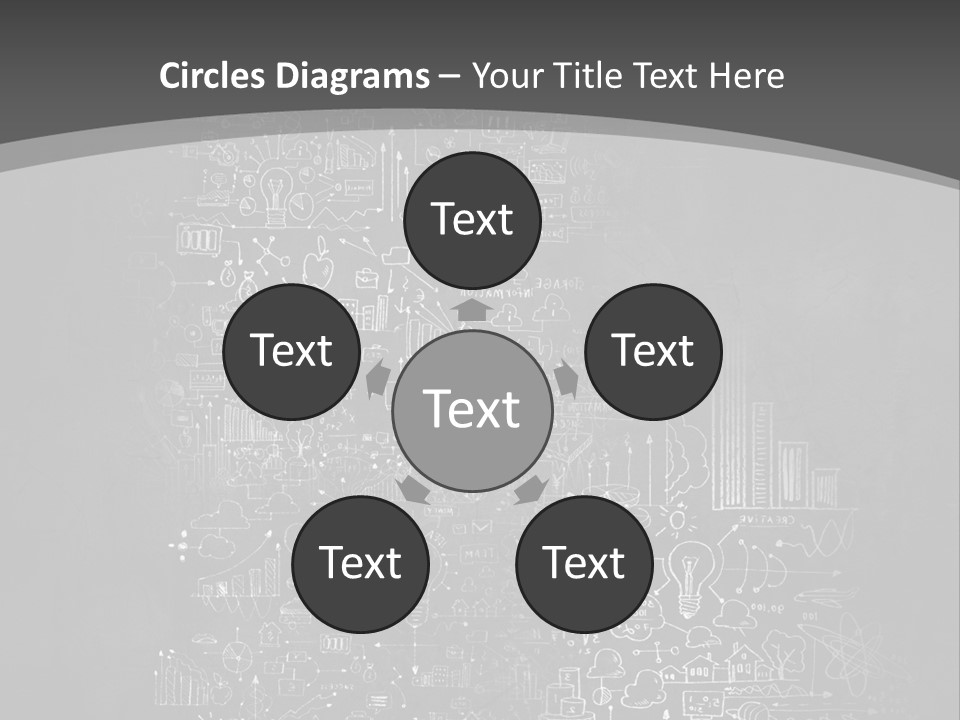 A Black And White Photo Of A Wall With A Lot Of Writing On It PowerPoint Template