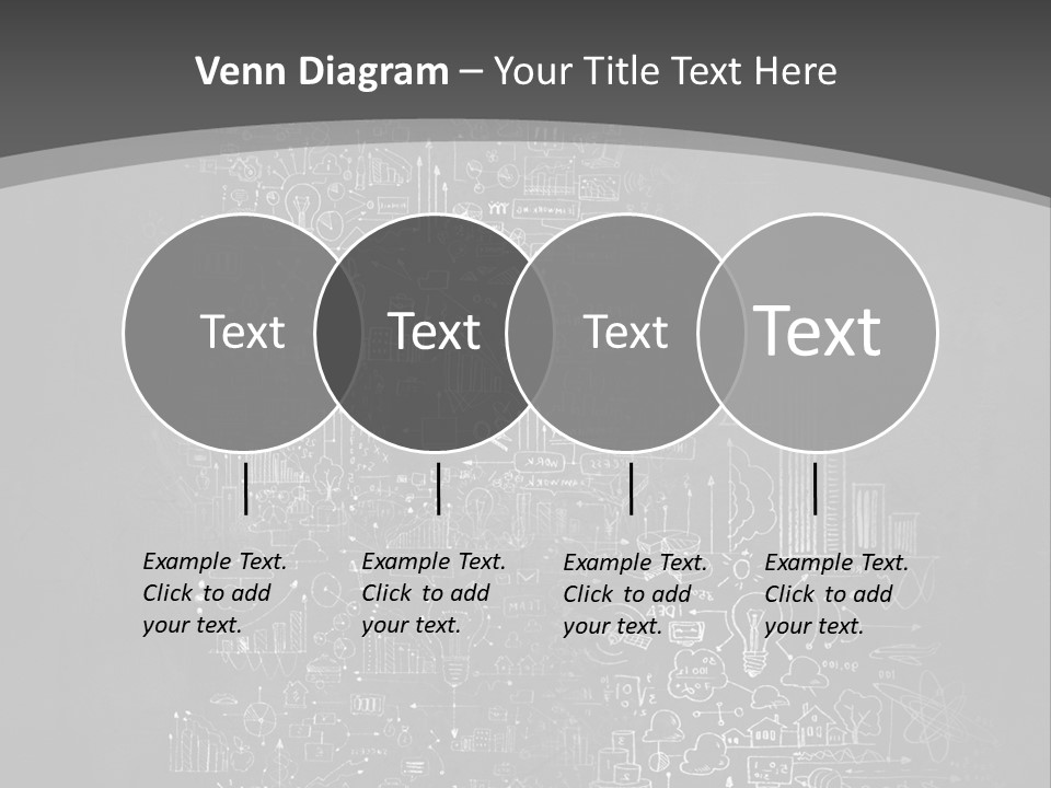 A Black And White Photo Of A Wall With A Lot Of Writing On It PowerPoint Template