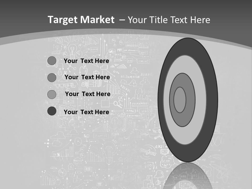 A Black And White Photo Of A Wall With A Lot Of Writing On It PowerPoint Template