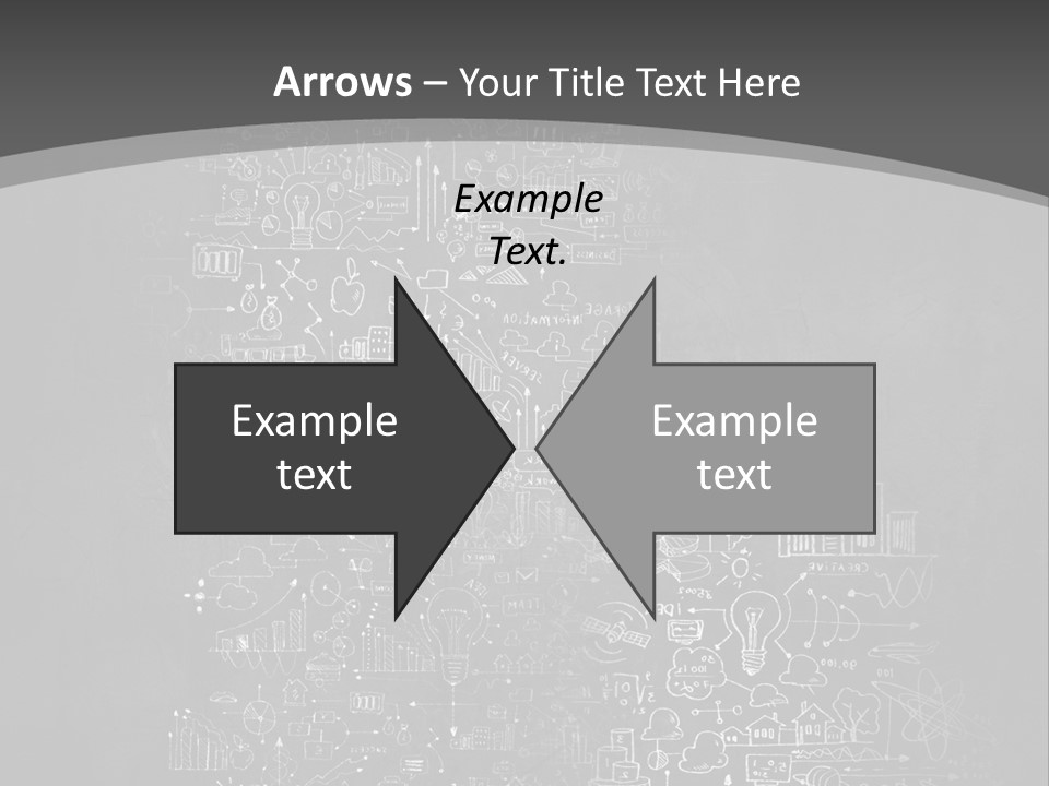 A Black And White Photo Of A Wall With A Lot Of Writing On It PowerPoint Template