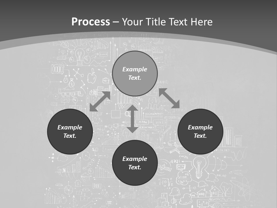 A Black And White Photo Of A Wall With A Lot Of Writing On It PowerPoint Template