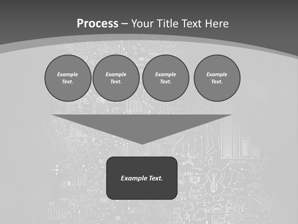 A Black And White Photo Of A Wall With A Lot Of Writing On It PowerPoint Template