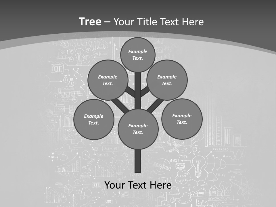 A Black And White Photo Of A Wall With A Lot Of Writing On It PowerPoint Template