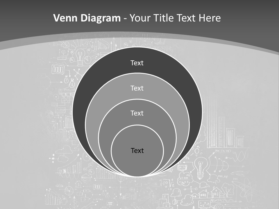 A Black And White Photo Of A Wall With A Lot Of Writing On It PowerPoint Template