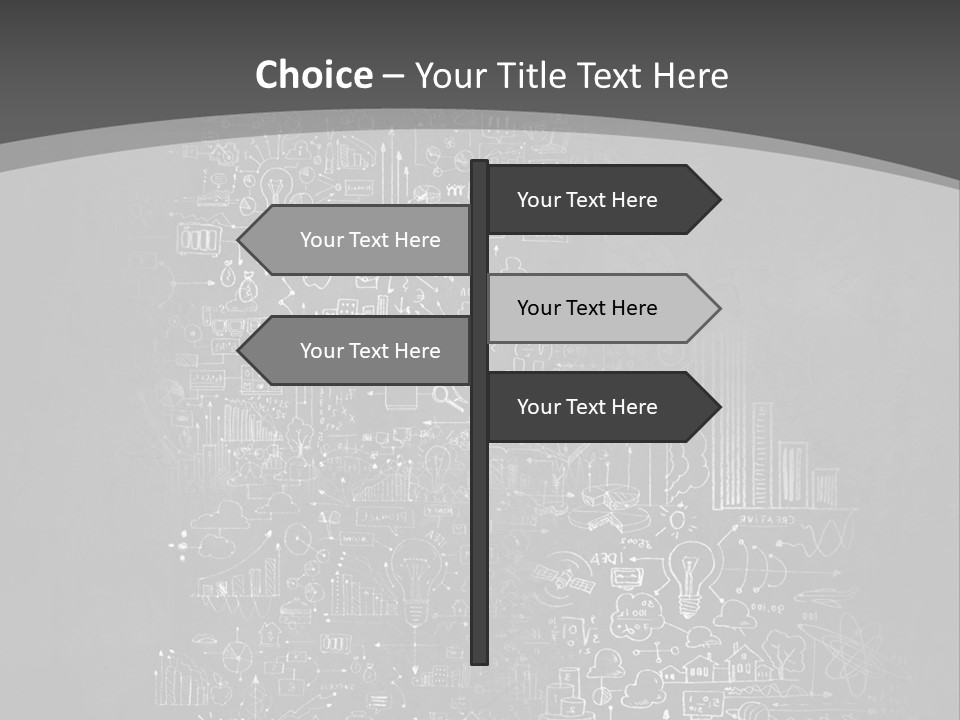 A Black And White Photo Of A Wall With A Lot Of Writing On It PowerPoint Template