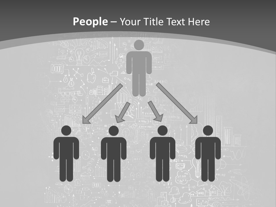 A Black And White Photo Of A Wall With A Lot Of Writing On It PowerPoint Template