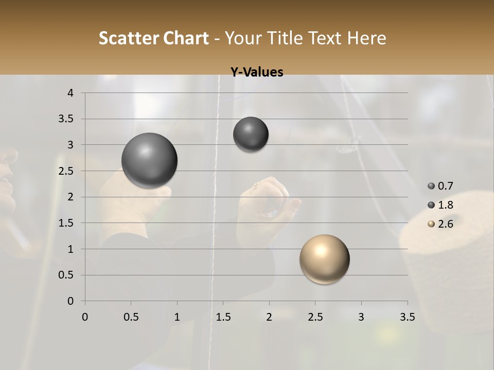 A Woman Is Working On A Piece Of Fabric PowerPoint Template