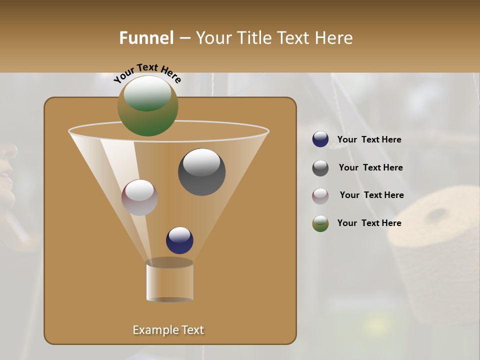 A Woman Is Working On A Piece Of Fabric PowerPoint Template