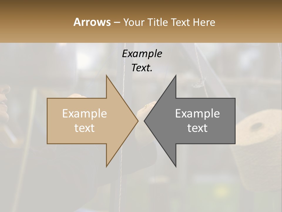 A Woman Is Working On A Piece Of Fabric PowerPoint Template