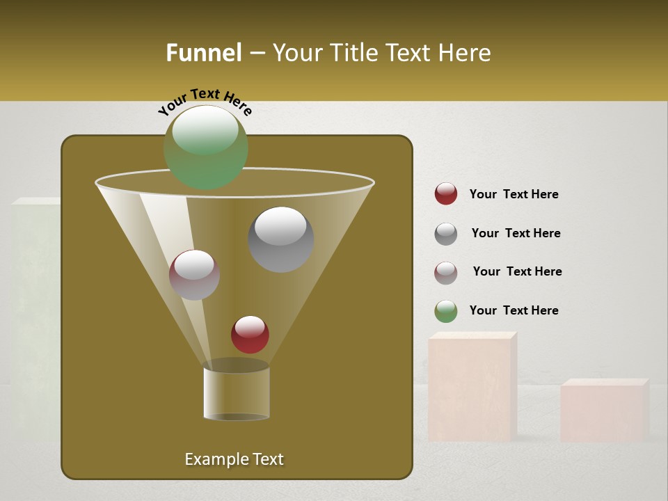 A Man Jumping Over A Bar Chart On Top Of Blocks PowerPoint Template