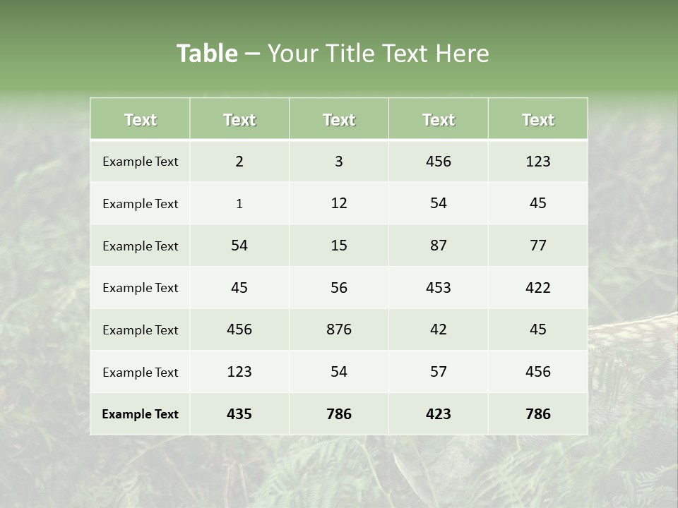 A Deer Standing In The Middle Of A Forest PowerPoint Template