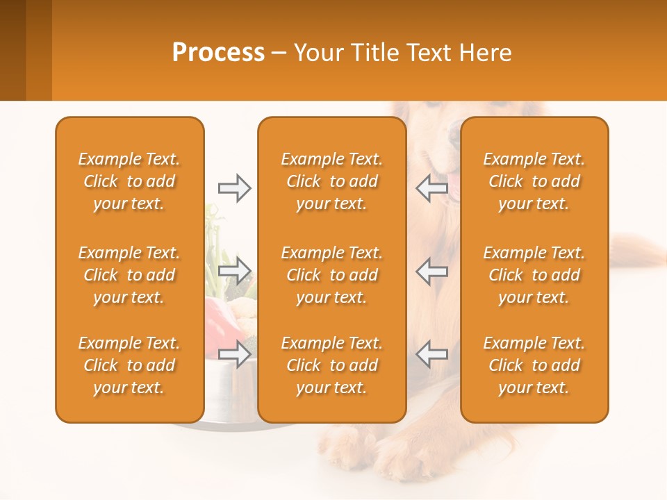 A Dog Sitting Next To A Bowl Of Vegetables PowerPoint Template