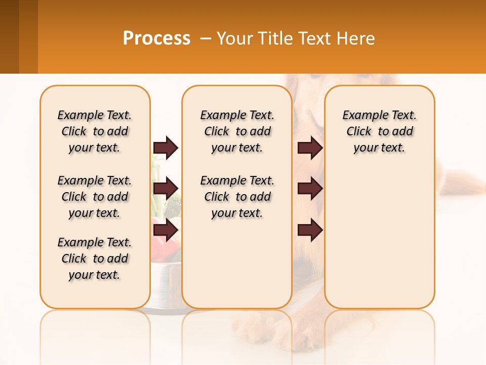 A Dog Sitting Next To A Bowl Of Vegetables PowerPoint Template