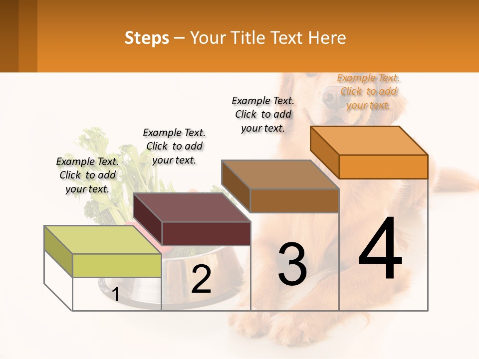 A Dog Sitting Next To A Bowl Of Vegetables PowerPoint Template