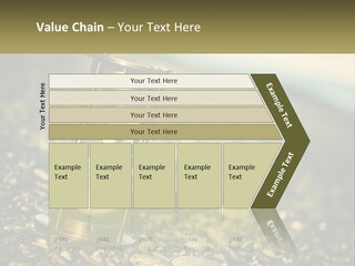 An Hourglass Sitting On Top Of A Pile Of Rocks PowerPoint Template