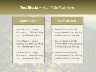 An Hourglass Sitting On Top Of A Pile Of Rocks PowerPoint Template