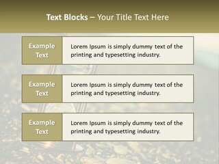 An Hourglass Sitting On Top Of A Pile Of Rocks PowerPoint Template