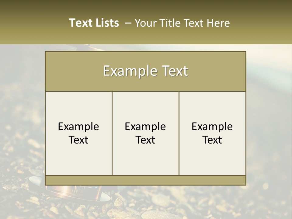 An Hourglass Sitting On Top Of A Pile Of Rocks PowerPoint Template