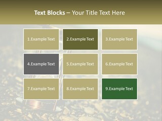 An Hourglass Sitting On Top Of A Pile Of Rocks PowerPoint Template
