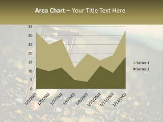 An Hourglass Sitting On Top Of A Pile Of Rocks PowerPoint Template