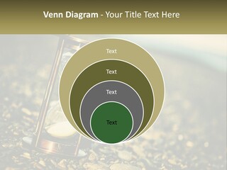 An Hourglass Sitting On Top Of A Pile Of Rocks PowerPoint Template