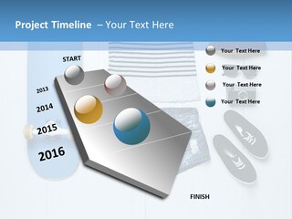A Skateboard, Hat, Sunglasses, And A Pair Of Shorts Lay On A PowerPoint Template