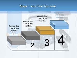 A Skateboard, Hat, Sunglasses, And A Pair Of Shorts Lay On A PowerPoint Template