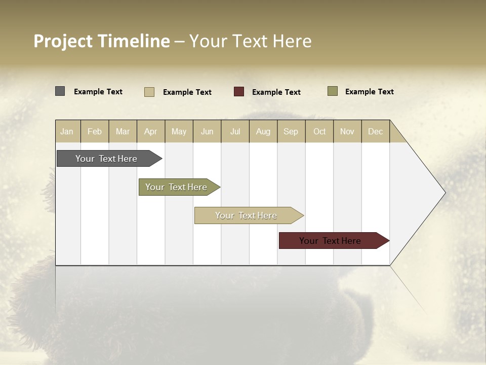A Teddy Bear Sitting Next To Another Teddy Bear On A Rainy Day PowerPoint Template