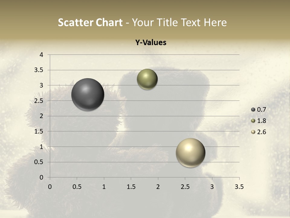 A Teddy Bear Sitting Next To Another Teddy Bear On A Rainy Day PowerPoint Template