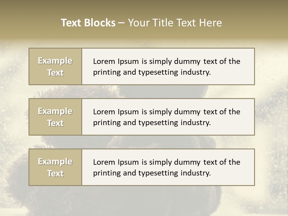 A Teddy Bear Sitting Next To Another Teddy Bear On A Rainy Day PowerPoint Template
