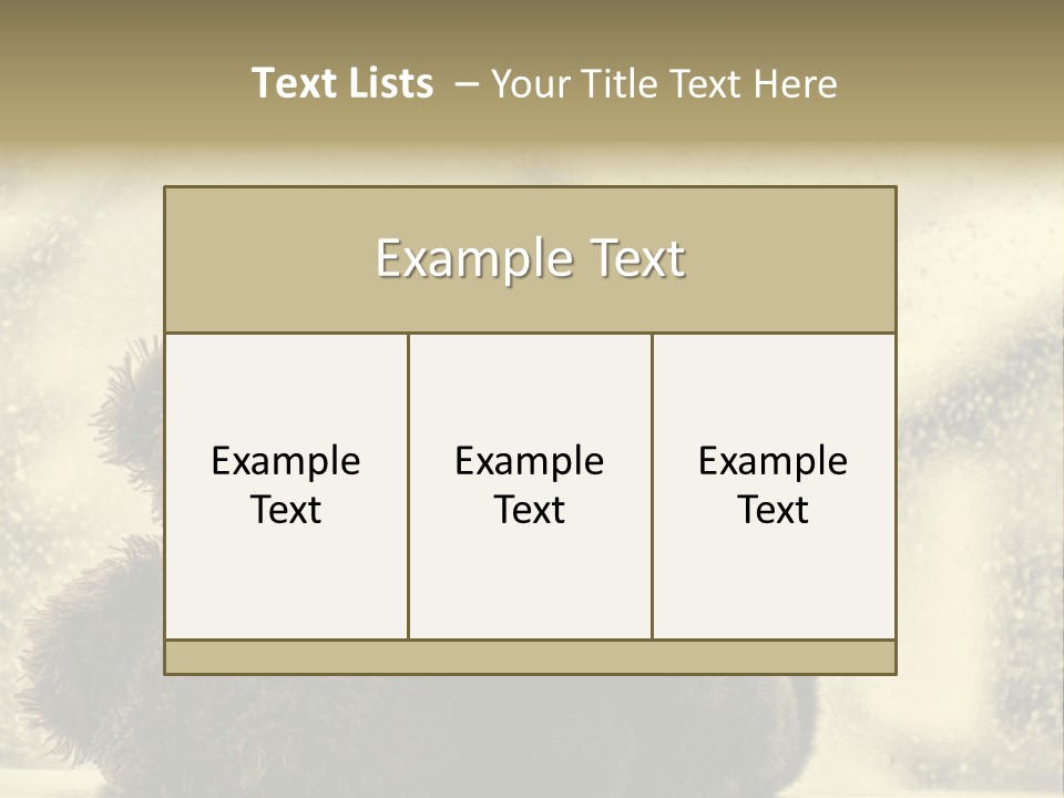A Teddy Bear Sitting Next To Another Teddy Bear On A Rainy Day PowerPoint Template