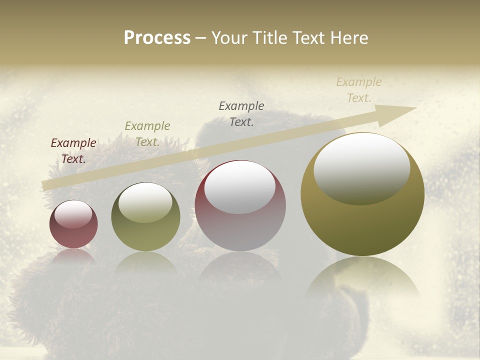 A Teddy Bear Sitting Next To Another Teddy Bear On A Rainy Day PowerPoint Template