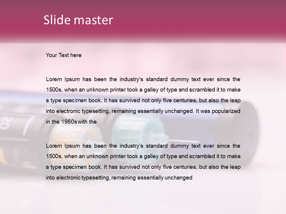 A Medical Powerpoint Presentation With Two Sys PowerPoint Template