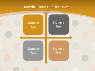A Polka Dot Powerpoint Presentation Is Shown PowerPoint Template